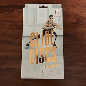 New in packaging light pink/black glide discs, fitness sliders